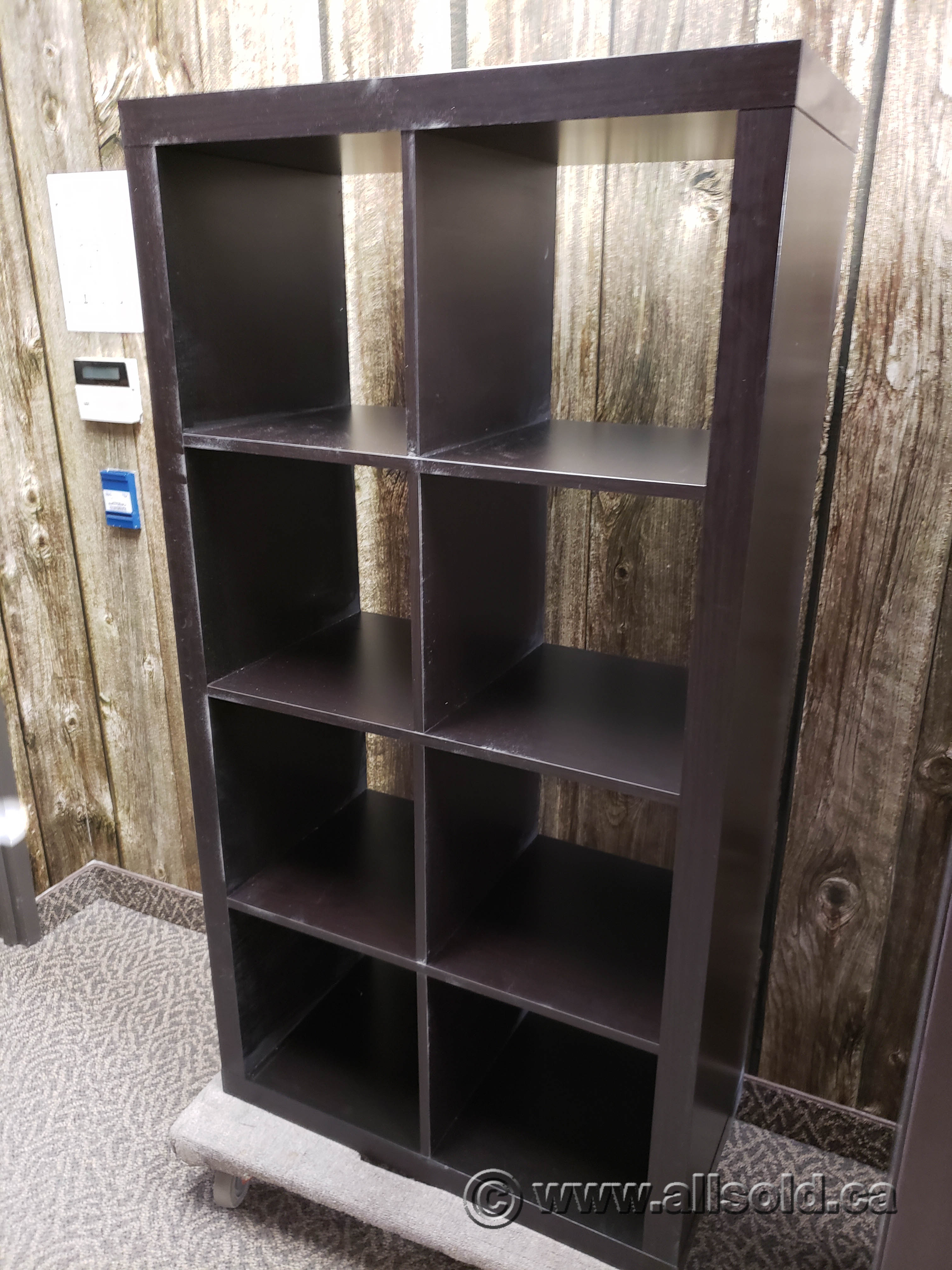 Black Lack Ikea Storage Cube Tower 4x2 Allsold.ca Buy & Sell Used